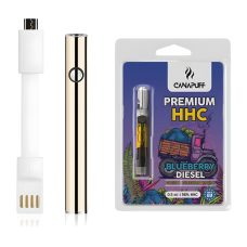 HHC Вейп-набір - Вейп-ручка Incannation + Картридж Canapuff HHC 96%