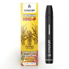 HHC-P Вейп-ручка Canapuff 96% Premium - 1 ML 24K GOLD PUNCH 